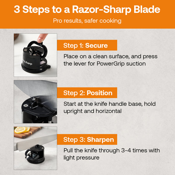 Anysharp Editions Knife Sharpener in Black