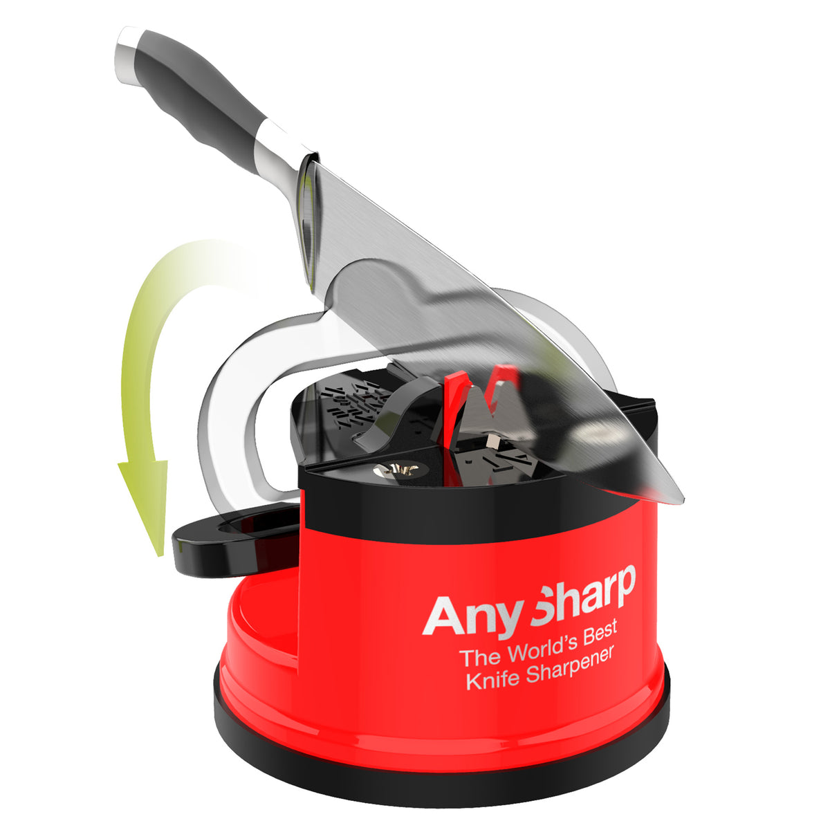 Anysharp Editions Knife Sharpener in Red
