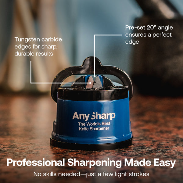 Anysharp Editions Knife Sharpener in Blue