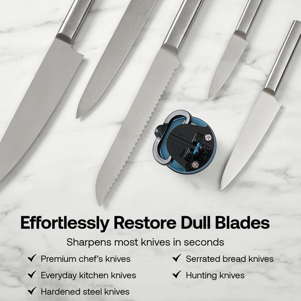 Anysharp Editions Knife Sharpener in Blue