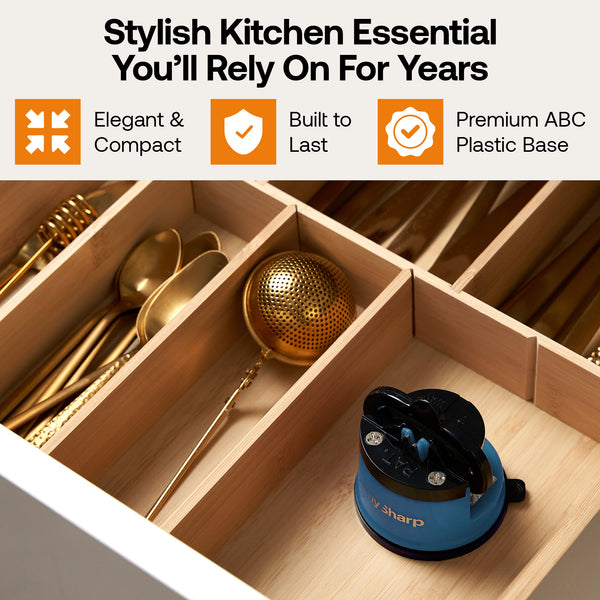 Anysharp Editions Knife Sharpener in Blue