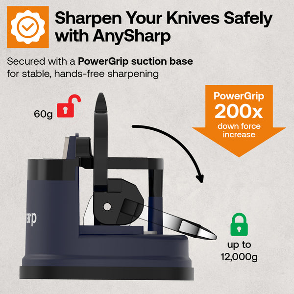 Anysharp Editions Knife Sharpener in Navy