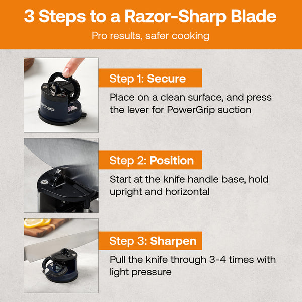 Anysharp Editions Knife Sharpener in Navy