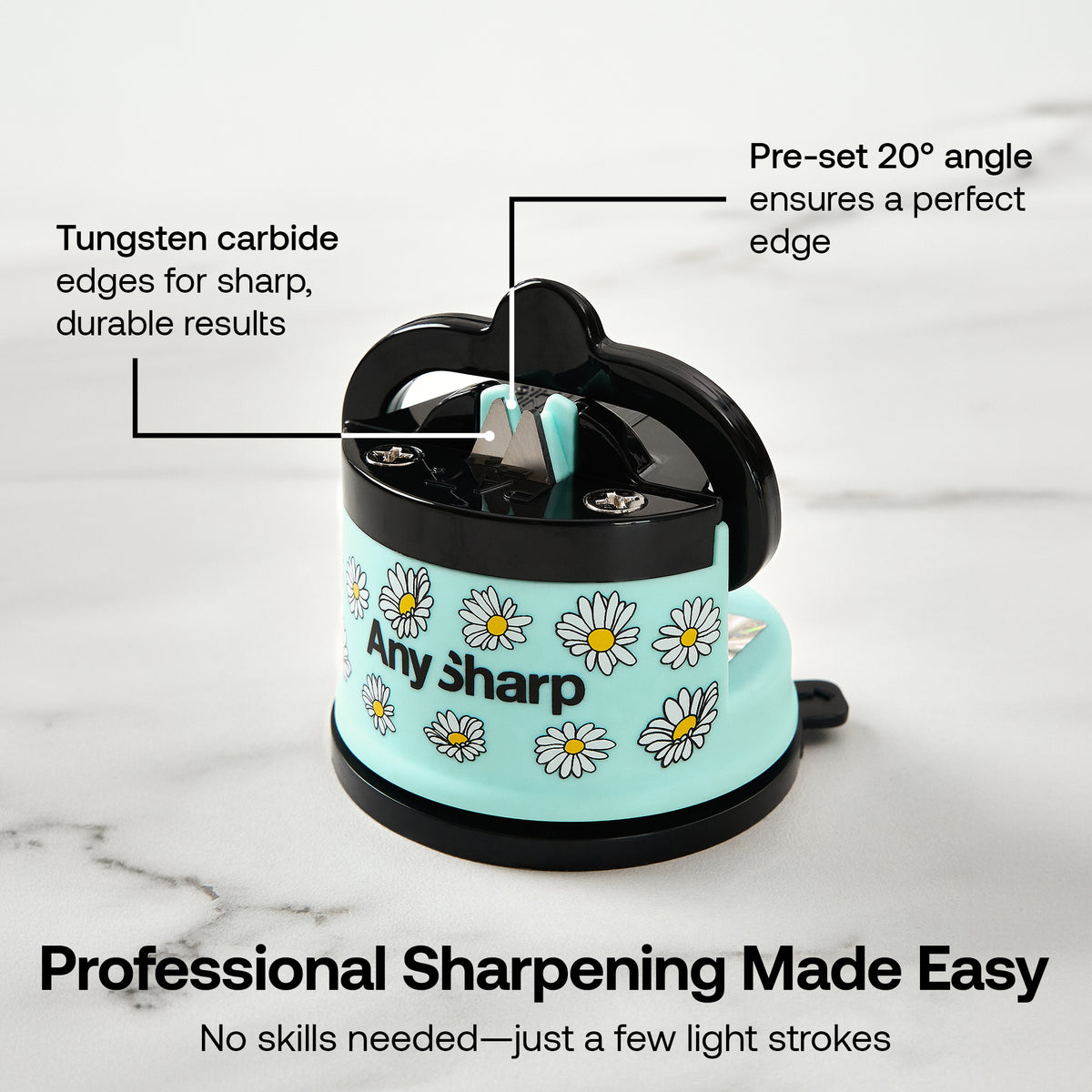 Anysharp Editions Knife Sharpener in Daisy