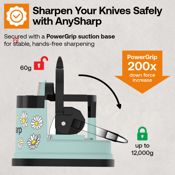 Anysharp Editions Knife Sharpener in Daisy