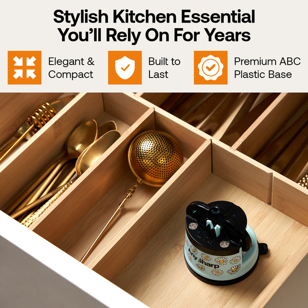 Anysharp Editions Knife Sharpener in Daisy