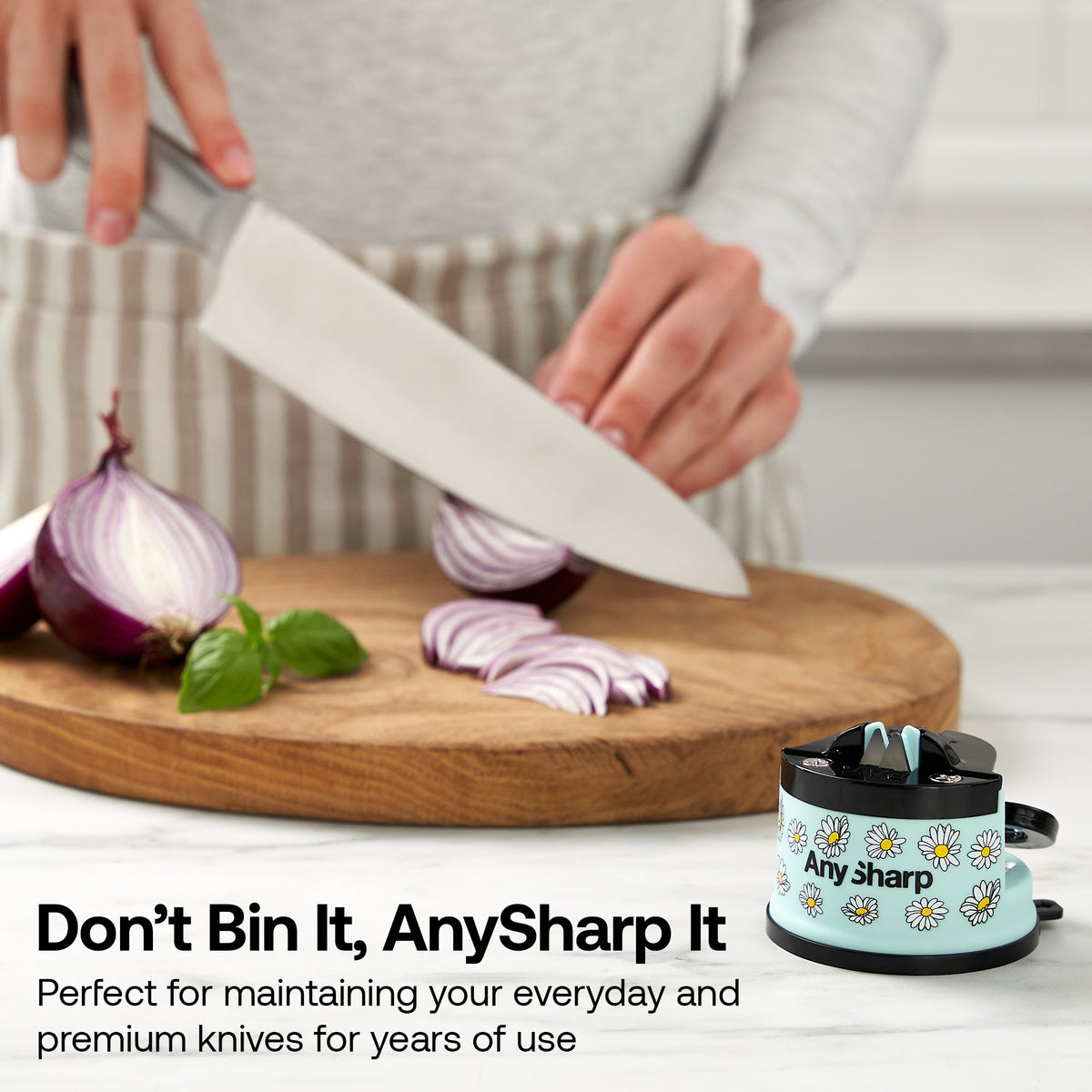 Anysharp Editions Knife Sharpener in Daisy