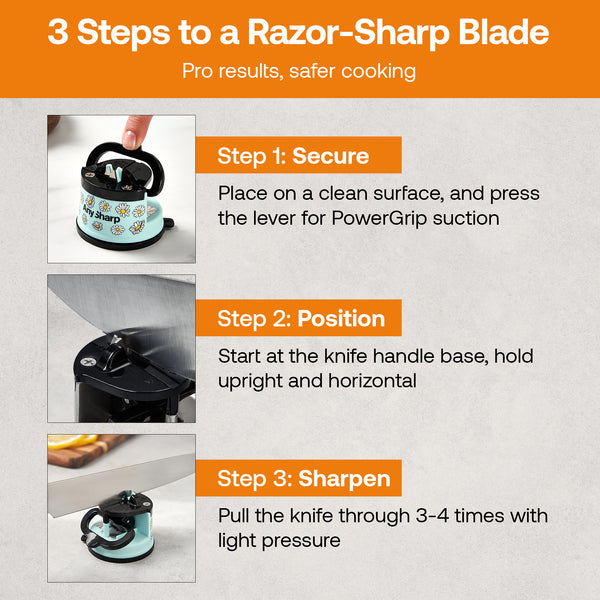 Anysharp Editions Knife Sharpener in Daisy