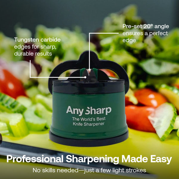 Anysharp Editions Knife Sharpener in Racing Green