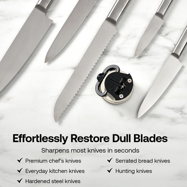 Anysharp Editions Knife Sharpener in Cream