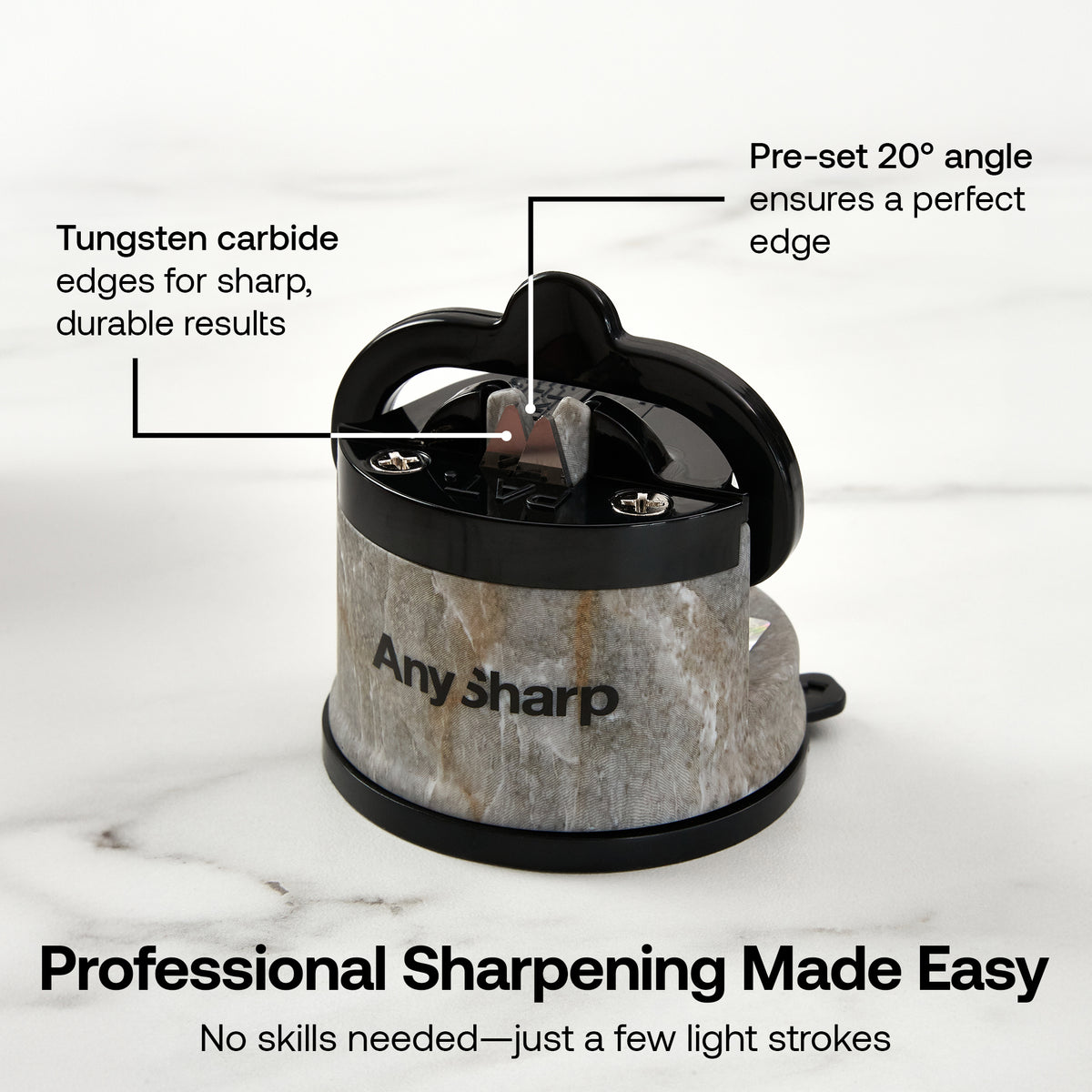 Anysharp Editions Knife Sharpener in Stone