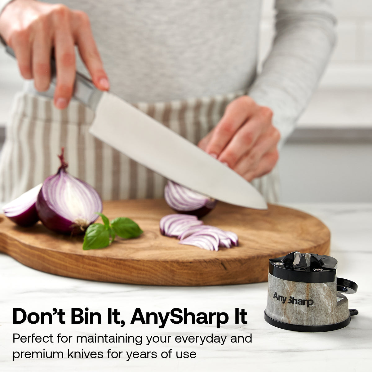 Anysharp Editions Knife Sharpener in Stone