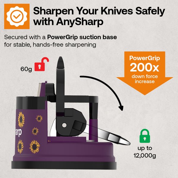 Anysharp Editions Knife Sharpener in Sunflower