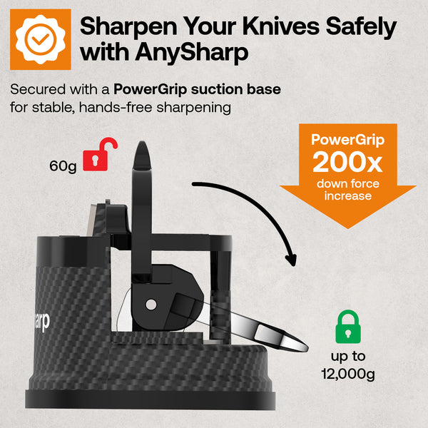 Anysharp Editions Knife Sharpener in Carbon
