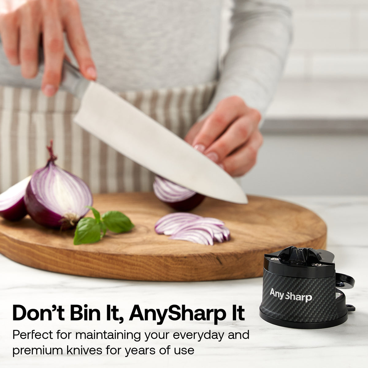 Anysharp Editions Knife Sharpener in Carbon