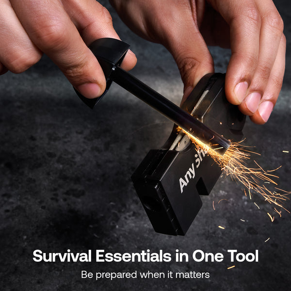Anysharp Combo Pack Sharpener and Outdoor Pocket knife