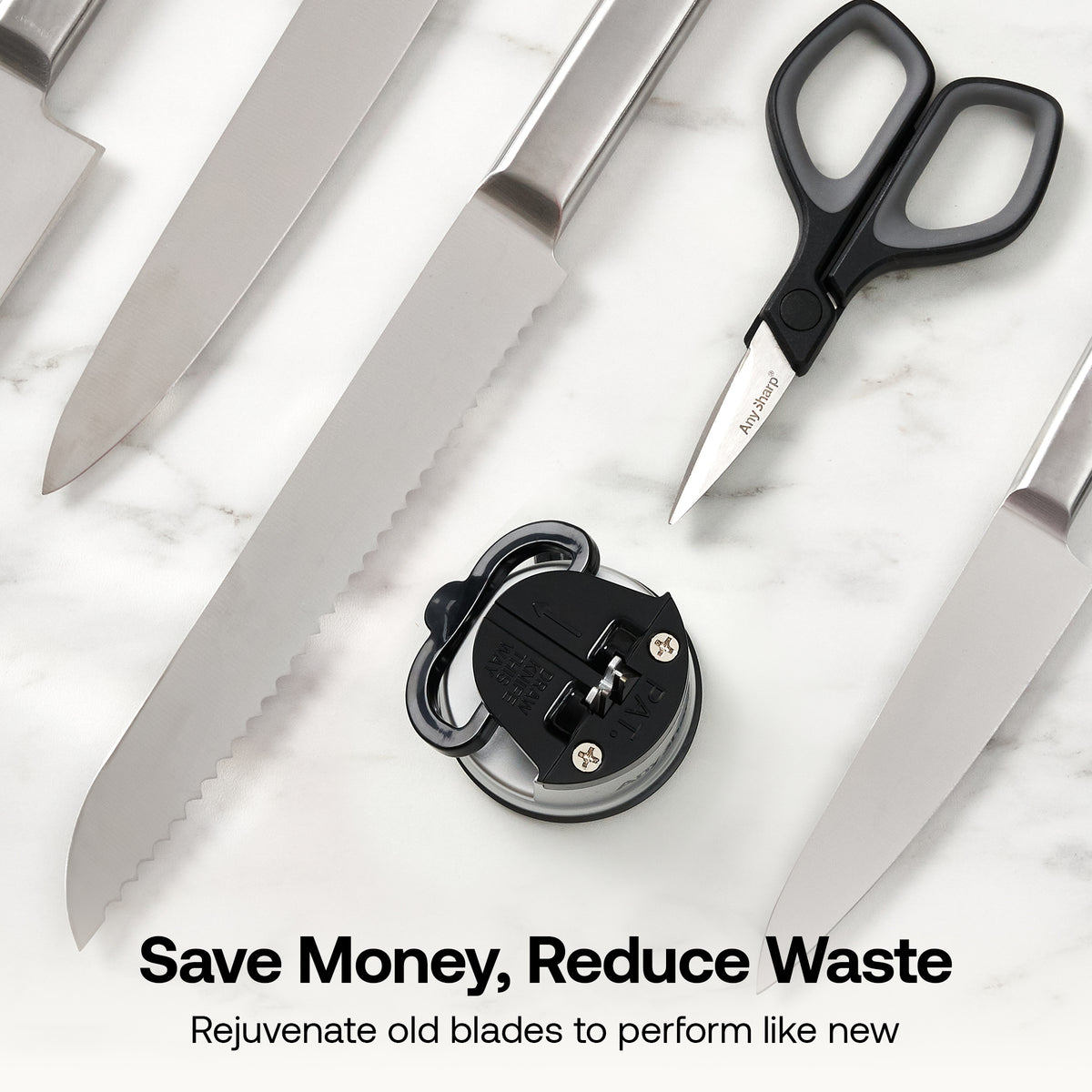 Anysharp Combo Pack Sharpener and Mini Scissors