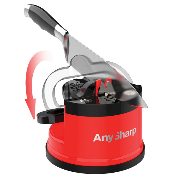 AnySharp Global Knife Sharpener, One Size, Red