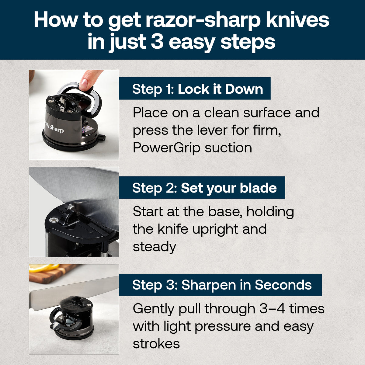 Anysharp Knife Sharpener Pro Chef in Wolf