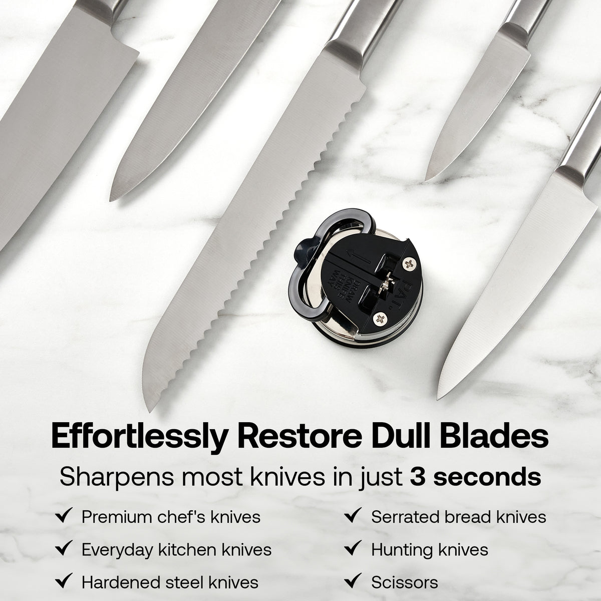 Anysharp Knife Sharpener Pro in Metal