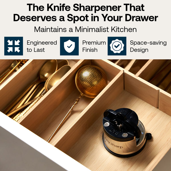 Anysharp Knife Sharpener Pro in Metal