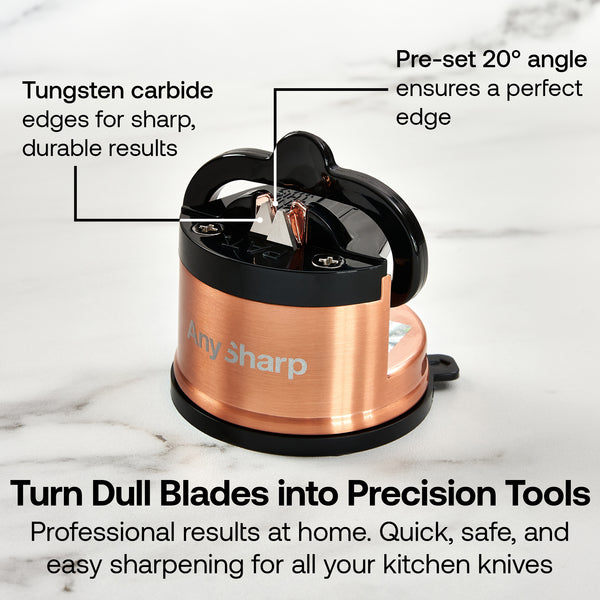 Anysharp Knife Sharpener Pro Chef in Copper