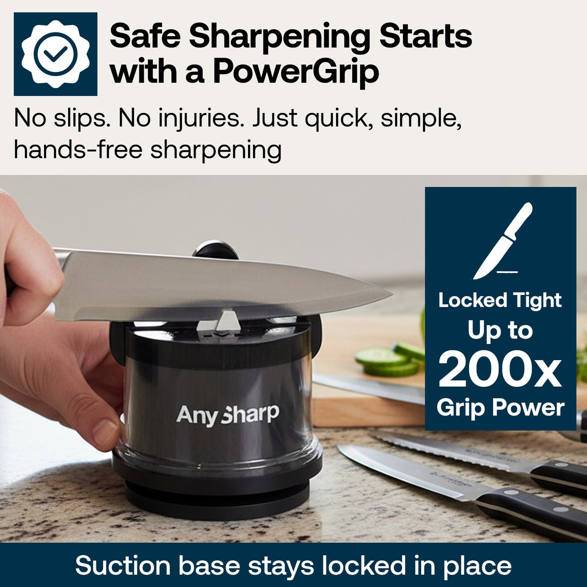 Anysharp Knife Sharpener Pro Chef in Copper