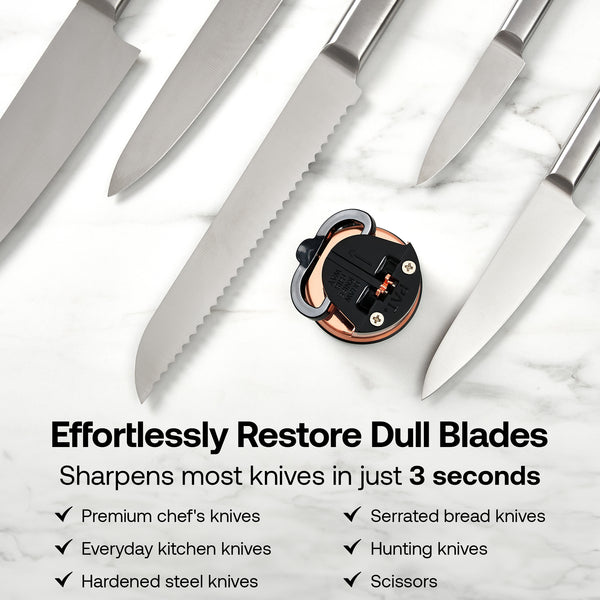 Anysharp Knife Sharpener Pro Chef in Copper