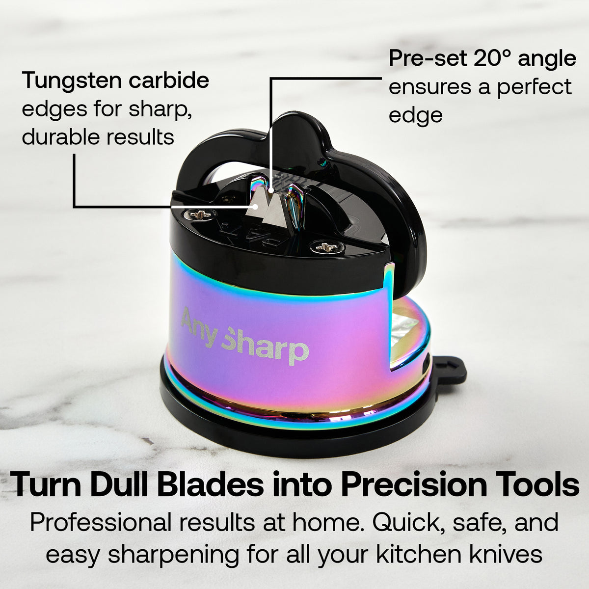 Anysharp Knife Sharpener Pro Chef in Oil Slick