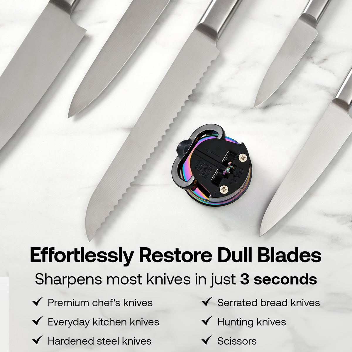 Anysharp Knife Sharpener Pro Chef in Oil Slick