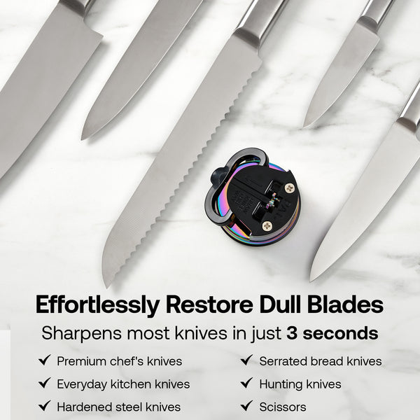 Oil File Sharpener Classic Knife Sharpener Pro Chef in Oil Slick – AnySharp US