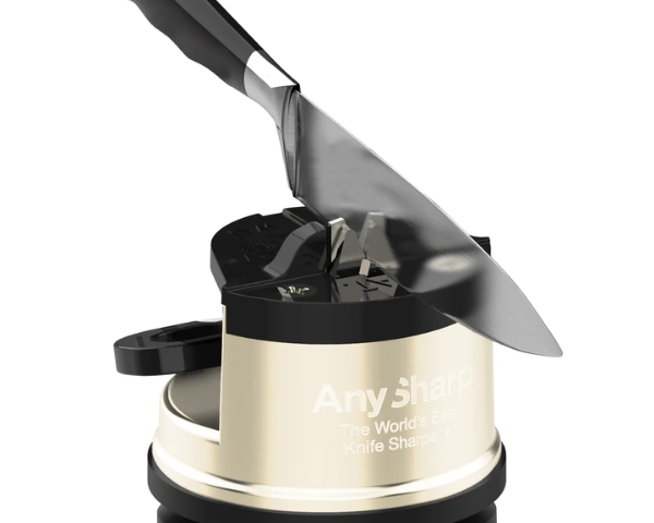 Anysharp Knife Sharpener Pro in Cream